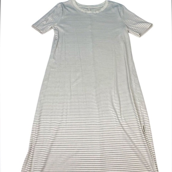 A new day cream striped maxi dress size XS - Picture 2 of 7